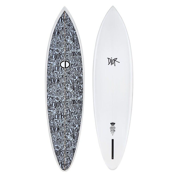 Dior Kim Jones Shawn Stussy 2020 Logo Surfboard Rare Limited Edition 99 / 100 - Picture 1 of 8